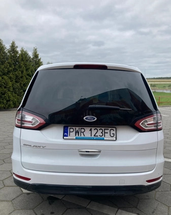 Ford Galaxy cena 53505 przebieg: 222219, rok produkcji 2016 z Biskupiec małe 92